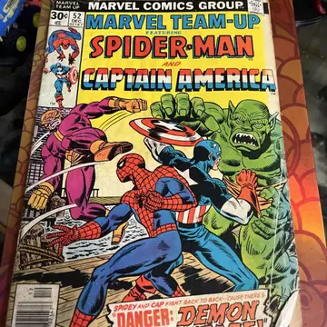 Marvel Team-Up #52 스파이더맨 캡틴 아메리카