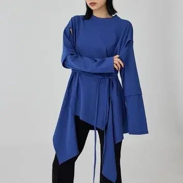 UNITED TOKYO 롱 슬리브 루즈 아지메 컷 티셔츠