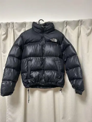 The North Face 블랙 다운 자켓
