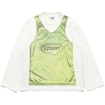h&m Heron Preston 프린트 저지 상의