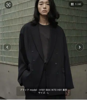WYM 블랙 테일러드 자켓