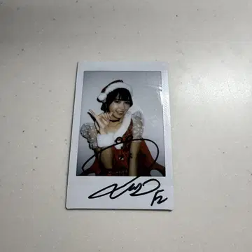 나카가와 루카 폴라로이드 사인
