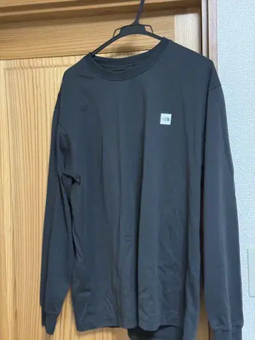 THE NORTH FACE 블랙 긴팔 티셔츠 XL