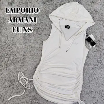 EMPORIO ARMANI 탱크탑 후드 부착 스트레치