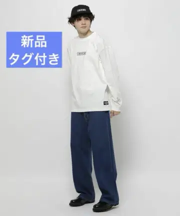택 포함 새상품 니코 앤드 올드 스미스 롱 슬리브 티셔츠 유니섹스
