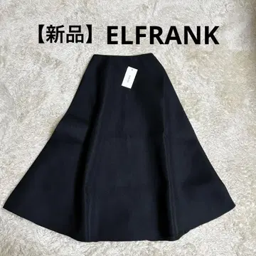 ELFRANK 엘프랭크 본딩 볼륨 플레어 스커트 M 사이즈