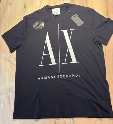 [새상품] Armani Exchange 남성용 T셔츠 블랙 사이즈 L