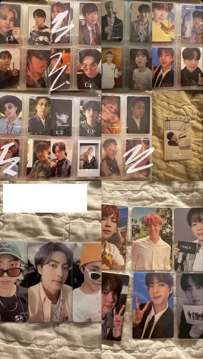 방탄소년단 포카 판매 럭드 앨범 디비디