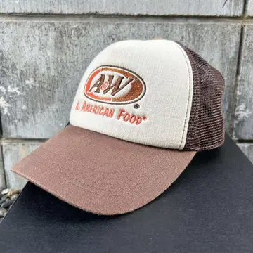 A&W 트래커 캡 브라운 메츄 캡