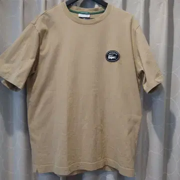 LACOSTE 베이지 티셔츠 EXCLUSIVE EDITION