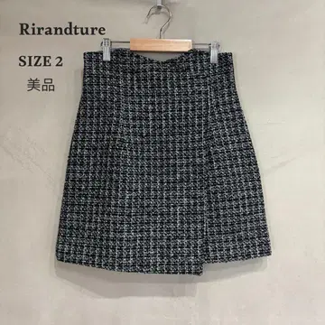 새상품급 Rirandture 리랜드트루 트위드 미니 스커트