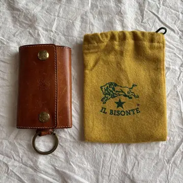 ILBISONTE 가죽 키케이스 수납 봉투 포함