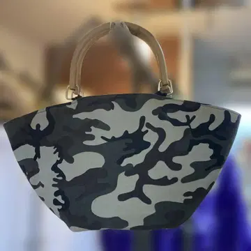 카모 패턴 토트백, 대나무 핸들