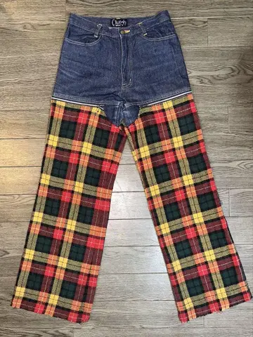 클러치 데님 도킹 팬츠