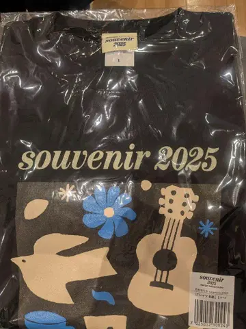 타케우치 마리야 souvenir 2025 티셔츠 L 블랙
