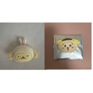 치이카와 산리오 헤어 클립 폼폼푸딩 토끼