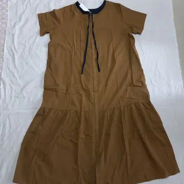 사만사 모스모스 앞뒤 배색 파이핑 원피스