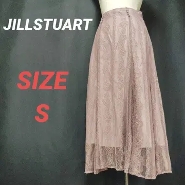 JILLSTUART 질스튜어트 롱 플레어 레이스 스커트 맥시 S