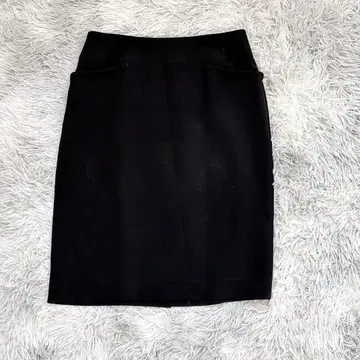 캘빈클라인 미디 스커트 M 블랙 블랙 무지 타이트 스커트