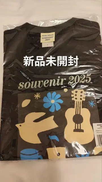 미개봉 새상품 다케우치 마리야 2025 티셔츠 L 사이즈 블랙