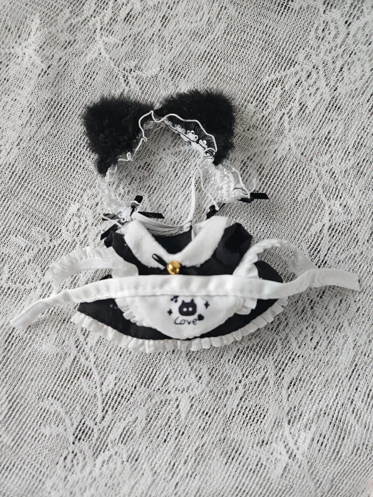 10cm 인형옷 앙스타 곰누이 고양이귀 메이드복