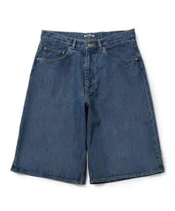 AURALEE WASHED HARD TWIST DENIM 5PSHORTS