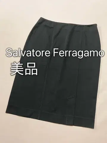 살바토레 페라가모 Ferragamo 블랙 검정 타이트 스커트