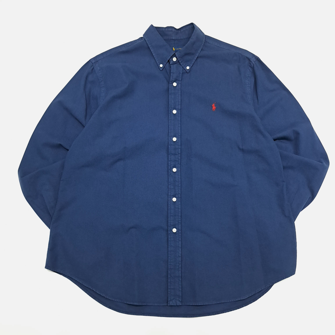 Co173 2XL 폴로 랄프로렌 네이비 긴팔 셔츠 남방