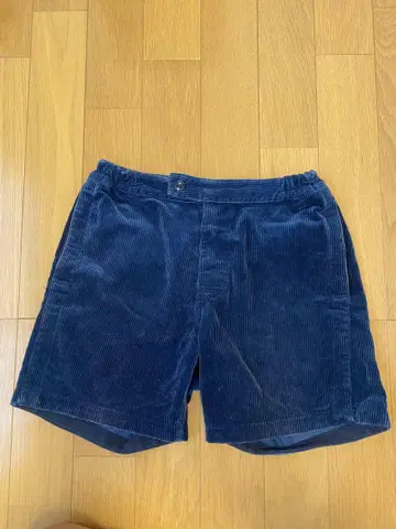 Gymplehx 코듀로이 숏팬츠 L 네이비