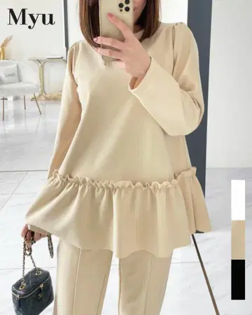 myu 예쁜 프릴 상의