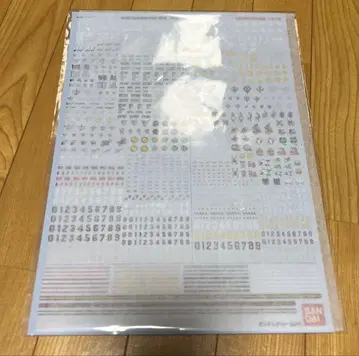 반다이 건담 데칼 DX01 물 전사식 데칼 미사용