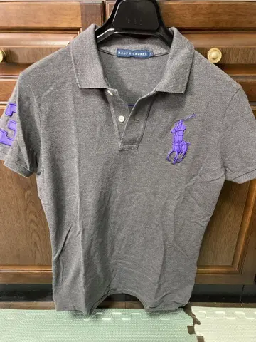 Ralph Lauren 그레이 피케 셔츠