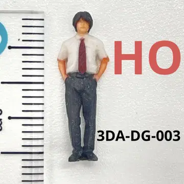 HO 게이지 3DA-DG-003 남학생 피규어 1/64보다 작음