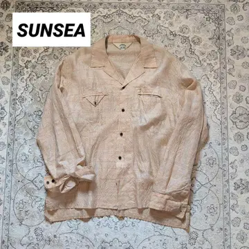 SUNSEA 실크 긴팔 셔츠 3 베이지