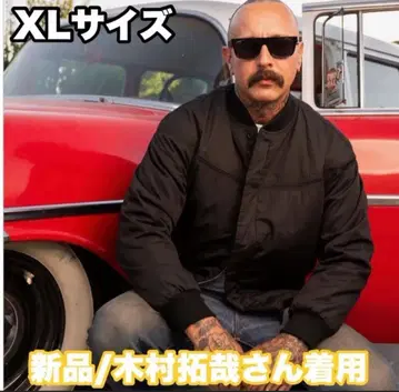 새상품 블랙 골드 XL 더비 오브 샌프란시스코 더비 자켓 기무라 타쿠야