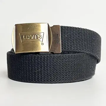 Levi's 리바이스 00년대 GI 벨트 블랙 골드 C165