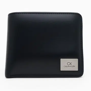 CALVIN KLEIN 블랙 접이식 지갑