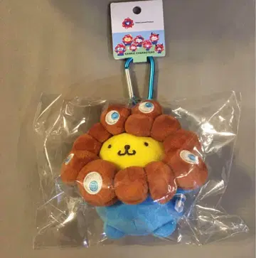오사카 만국 박람회 밉밉한 봉제 인형 카라비너 키링 폼폼푸딩 새상품