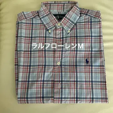 Ralph Lauren 체크 무늬 반팔 셔츠 M