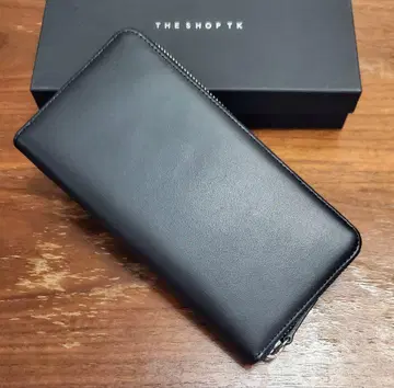 THE SHOP TK 새상품 남성용 가죽 지갑 (스무스/블랙 장지갑)