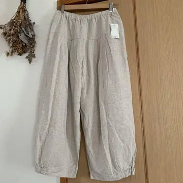 새상품 sm2 면 린넨 벌룬 팬츠