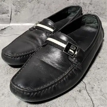 [BALLY] 발리 (37 1/2) 여성용 블랙 모카신