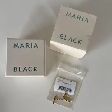 MARIA BLACK 골드 체인 귀걸이