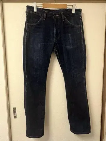 랭글러 wrangler 다크 블루 스트레이트 데님