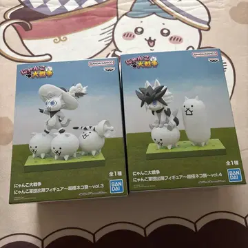 냥코 대전쟁 피규어 세트 vol.3 & vol.4