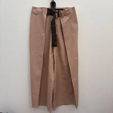 베이지 와이드 팬츠 자유구
