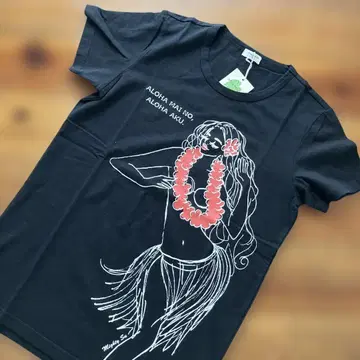 택 포함 마우나로아 훌라 걸 티셔츠 사이즈 S 미사용품 훌라 댄스