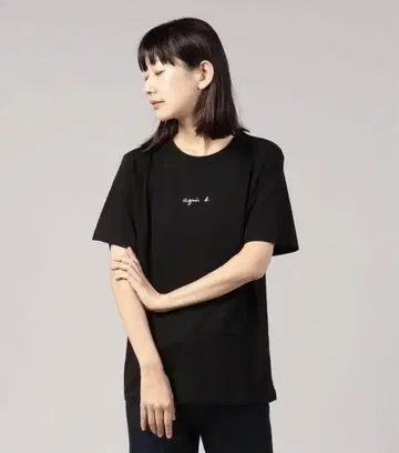 agnes b. 로고 티셔츠