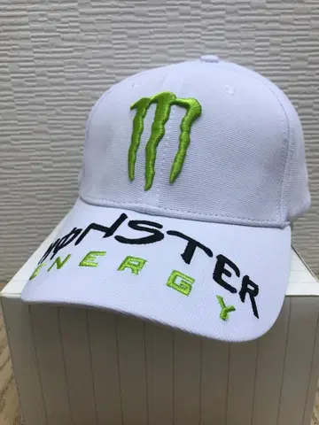 몬스터 에너지 특대형 바이저 로고 벨트 백 캡 WH