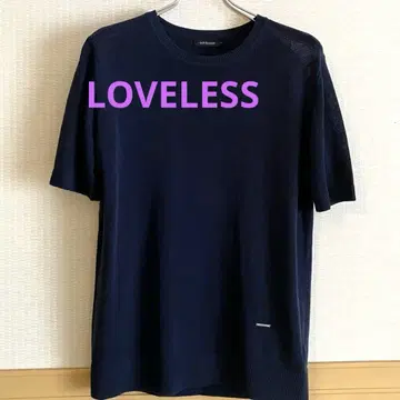 [ 새상품급 ] 러브리스 LOVELESS 마 혼방 니트 네이비 유니섹스